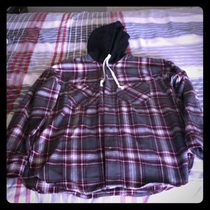 Button up flannel shirt